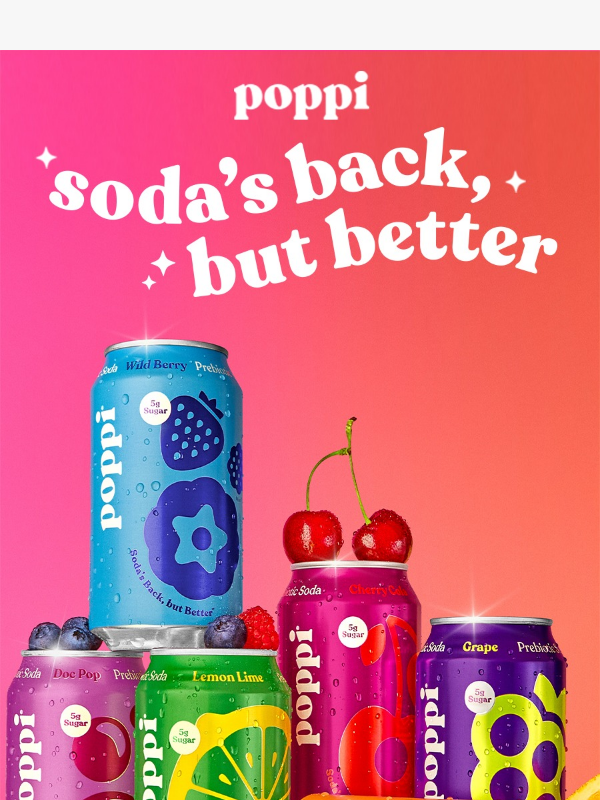Newsletter preview: ohhh we’ve got your new fave soda right here 😋