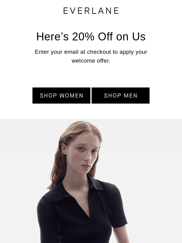 Newsletter preview: Here’s Your 20% Off