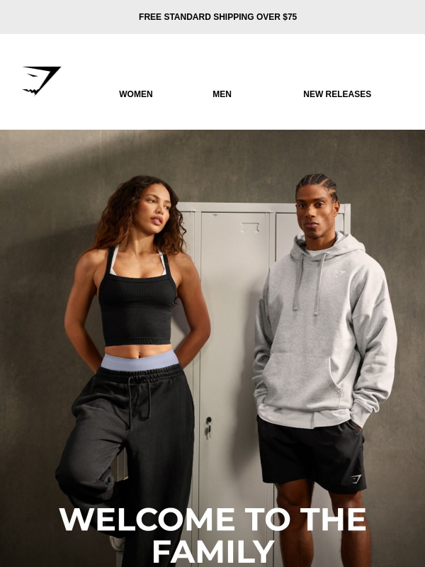 Newsletter preview: Chloe, welcome to the Gymshark family 🦈