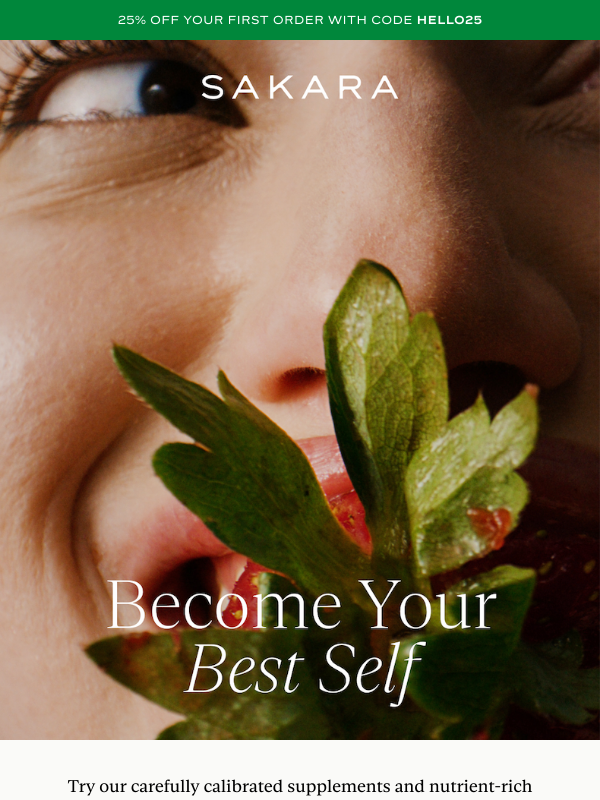 Newsletter preview: Support True Beauty From the Inside Out