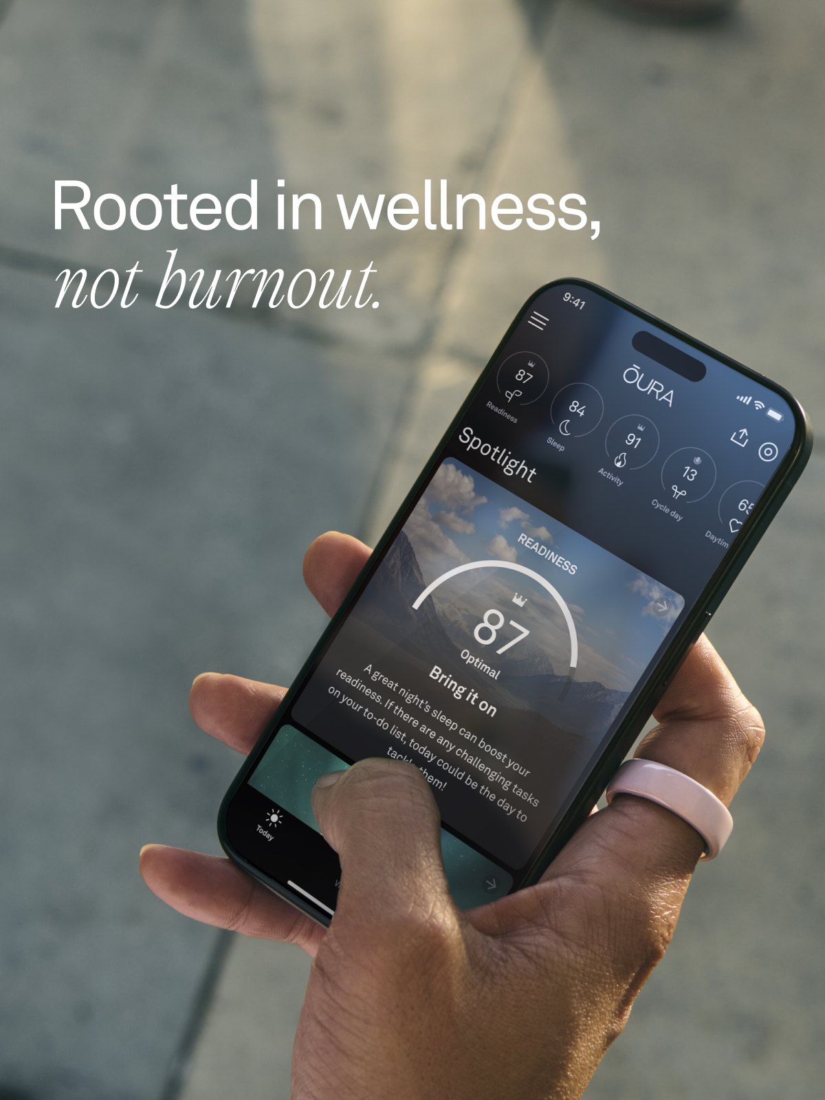 Rooted in wellness, not burnout: Shop Oura Now