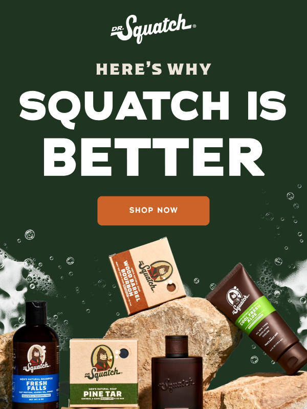 Newsletter preview: Thank you for subscribing to Squatch Mail!