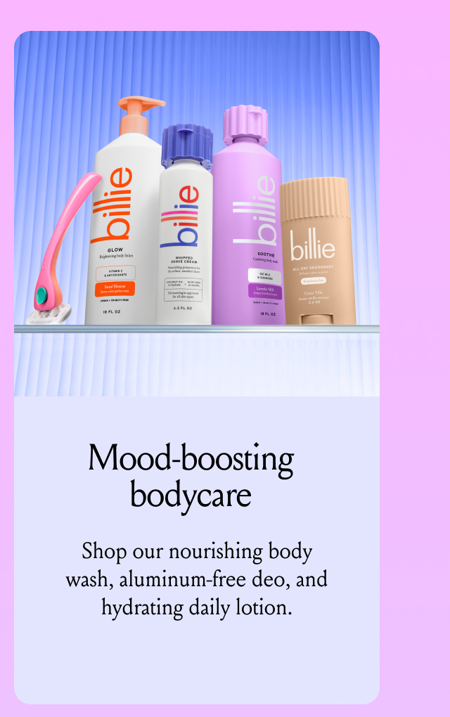 Mood-boosting bodycare