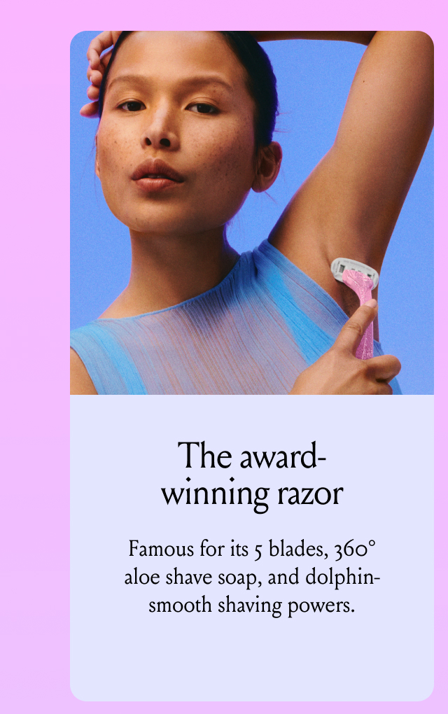 The award-winning razor