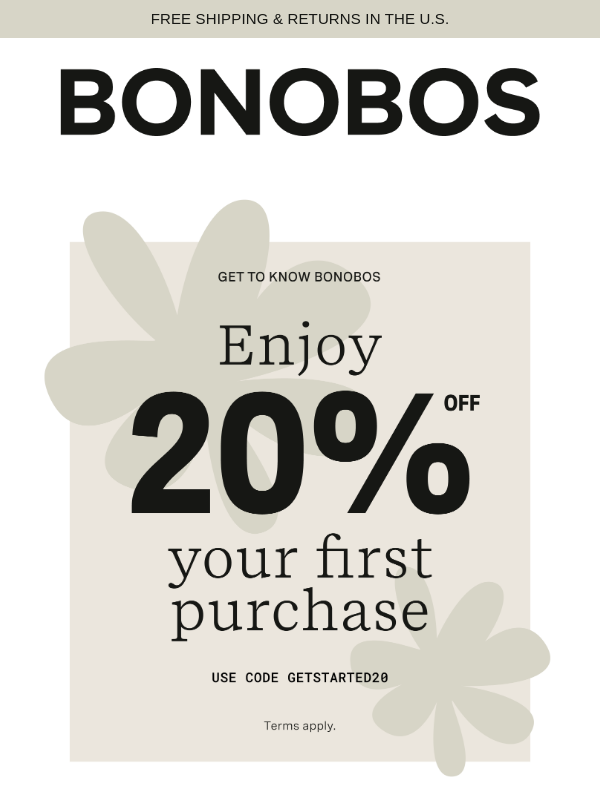 Newsletter preview: There’s 20% Off Inside