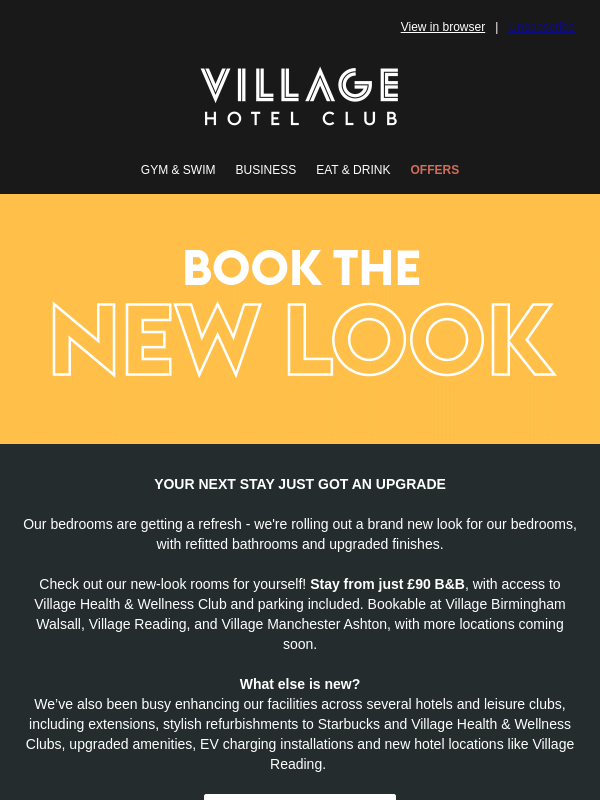 Newsletter preview: Book the new look!