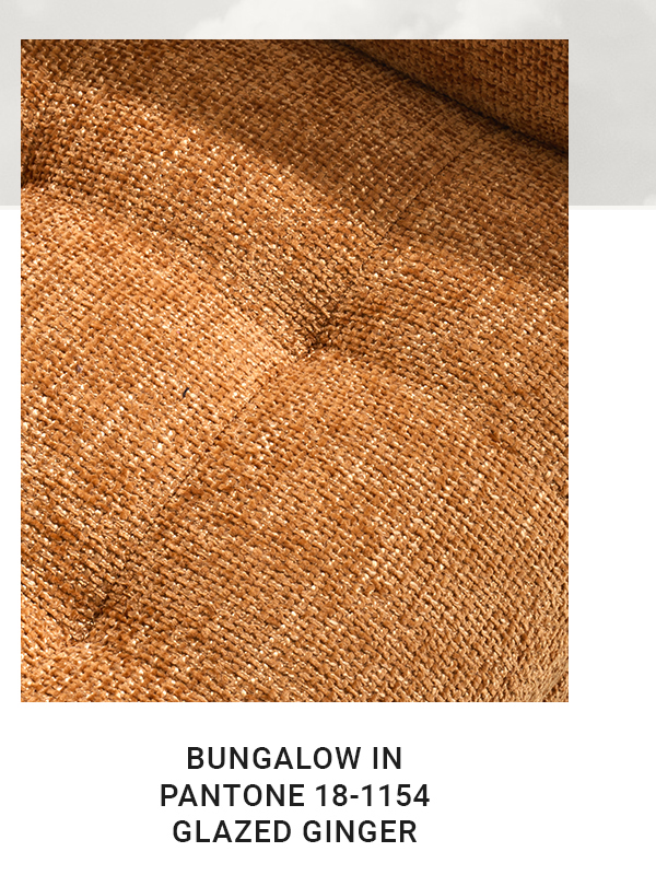 BUNGALOW IN PANTONE 18-1154 GLAZED GINGER