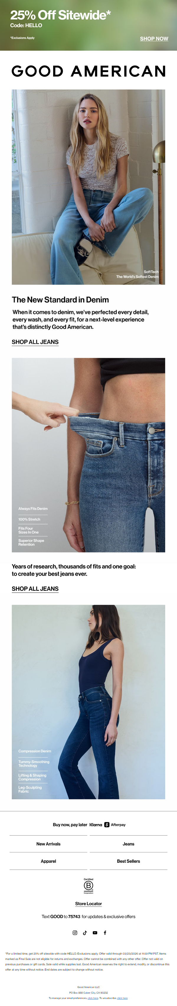 Newsletter preview: Good Denim Is A Wardrobe Essential