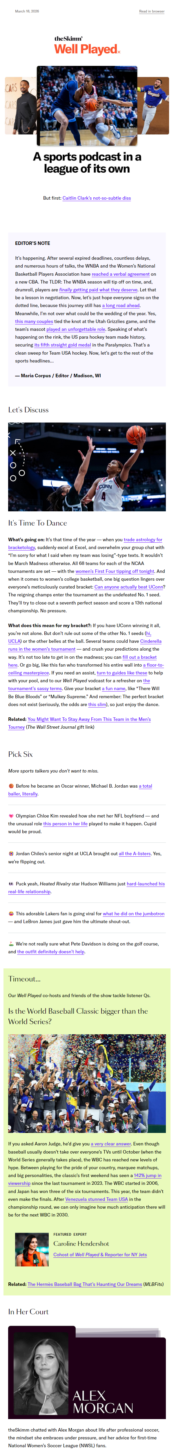Newsletter preview: Michael B. Jordan shoots and scores