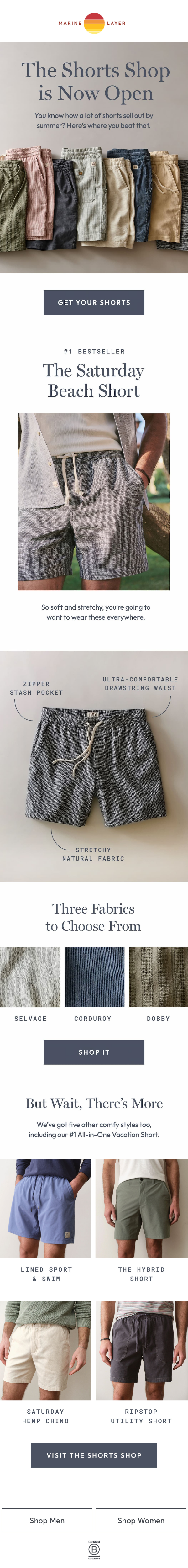 Newsletter preview: Our #1 Shorts (Until They Sell Out)