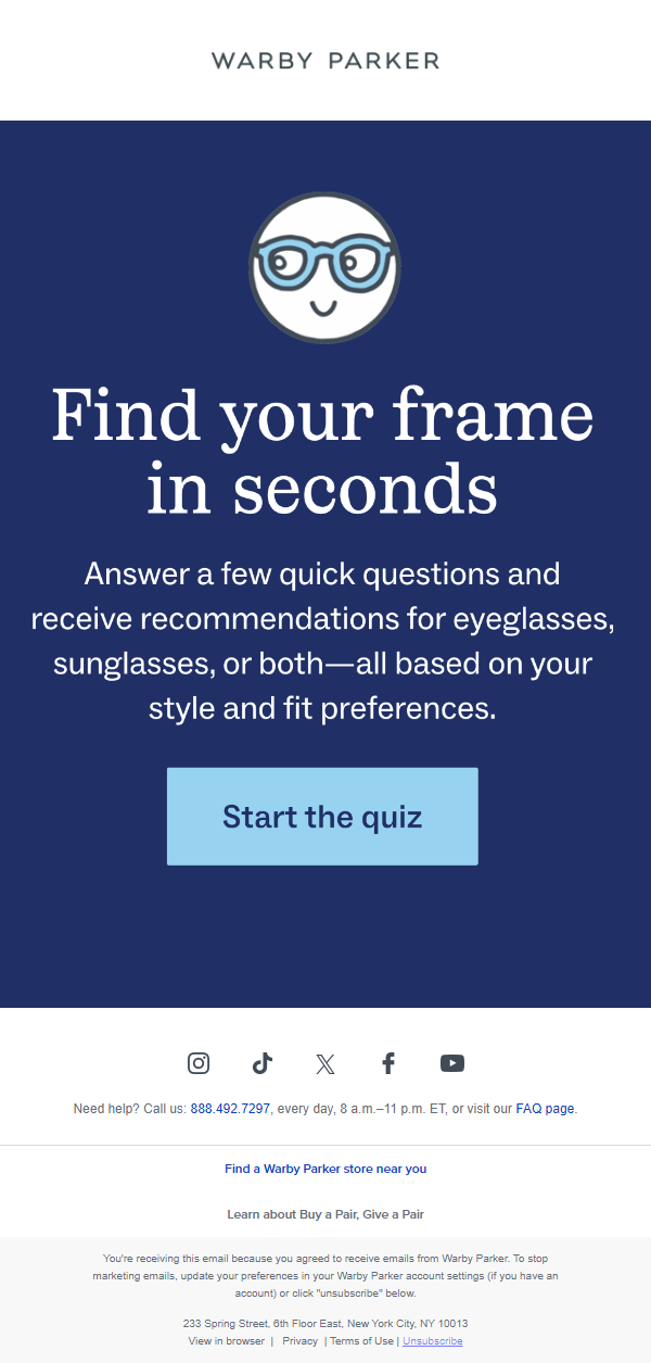 Newsletter preview: Meet your new frame