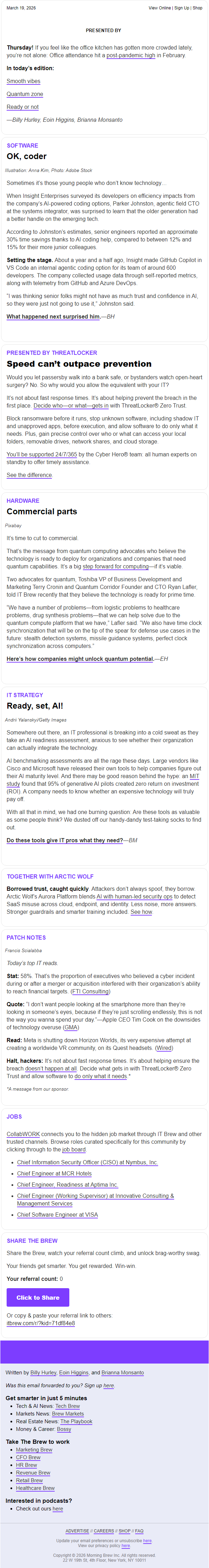 Newsletter preview: ☕ Talking ’bout my generAItion