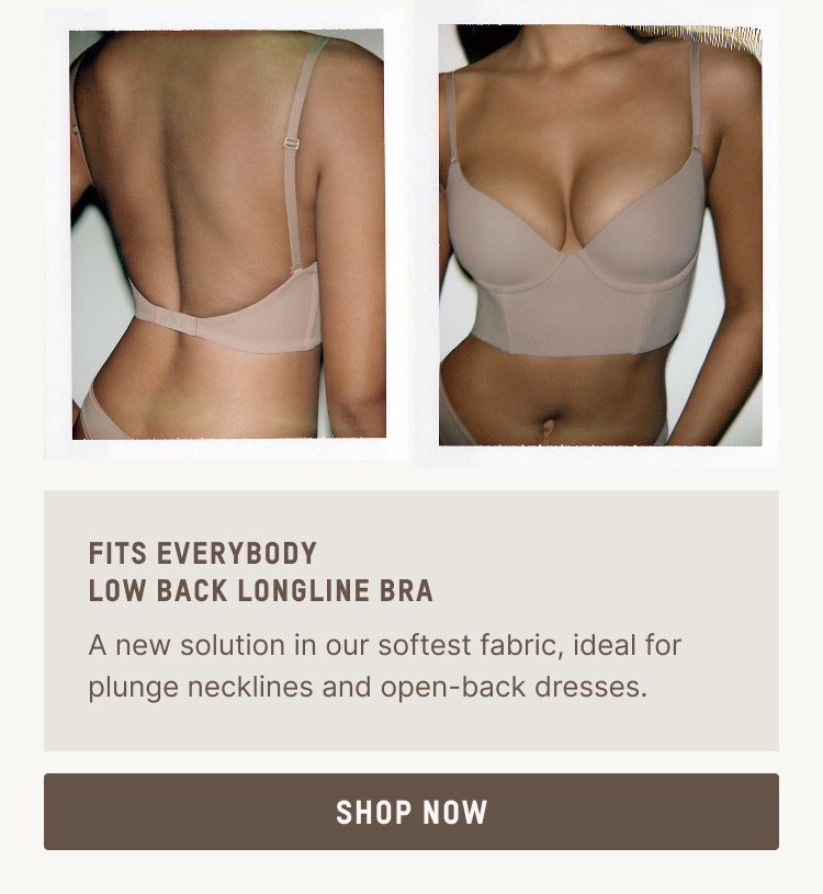 FITS EVERYBODY LOW BACK LONGLINE BRA