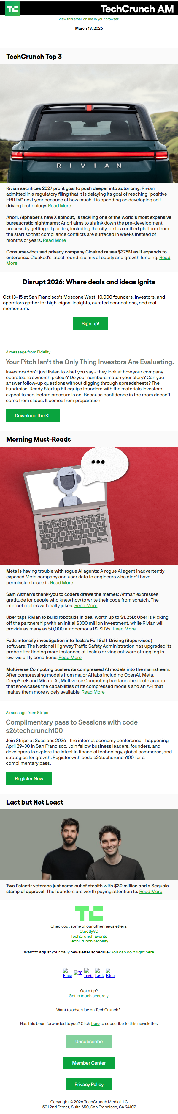 Newsletter preview: Rivian sacrifices 2027 profit goal to push deeper into autonomy