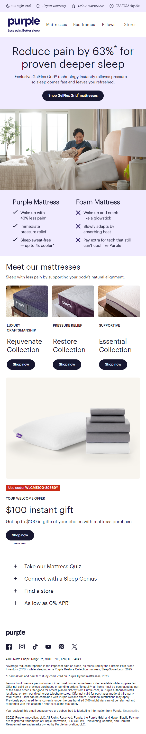 Newsletter preview: Purple can change your life.