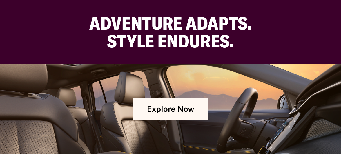 Adventure Adapts. Style Endures.