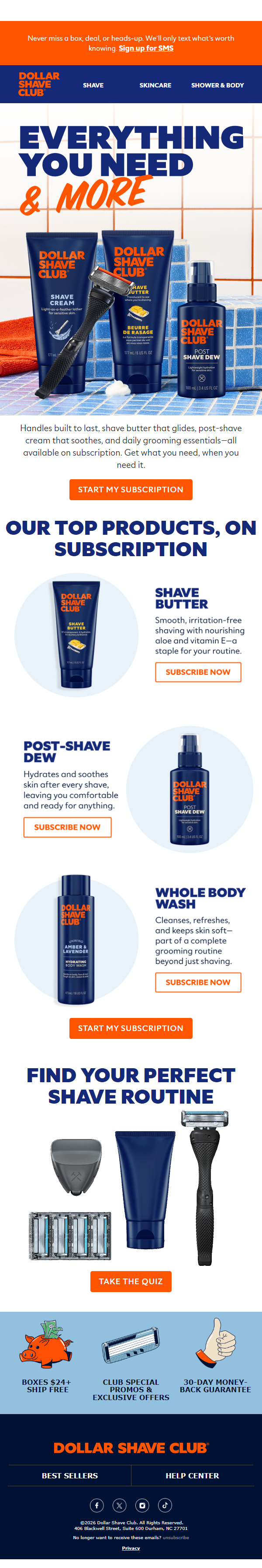 Newsletter preview: We’re more than just blades 🪒