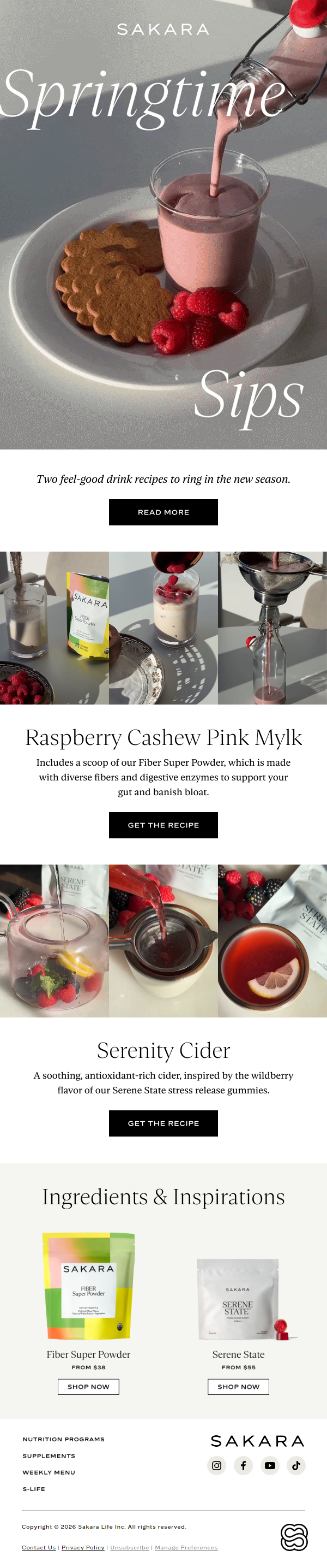 Newsletter preview: What We’re Sipping On This Spring