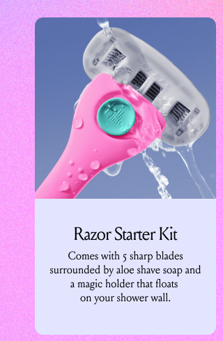 The award-winning razor starter kit