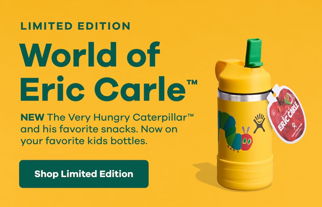 LIMITED EDITION World of Eric Carle™. NEW The Very Hungry Caterpillar™ and his favorite snacks. Now on your favorite kids bottles. | Shop Limited Edition