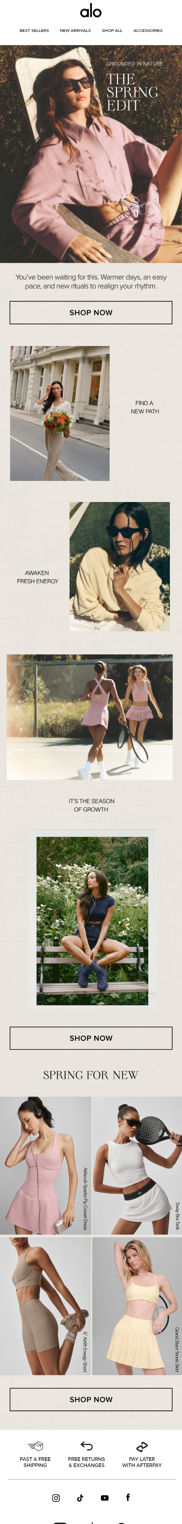 Newsletter preview: The Spring Edit
