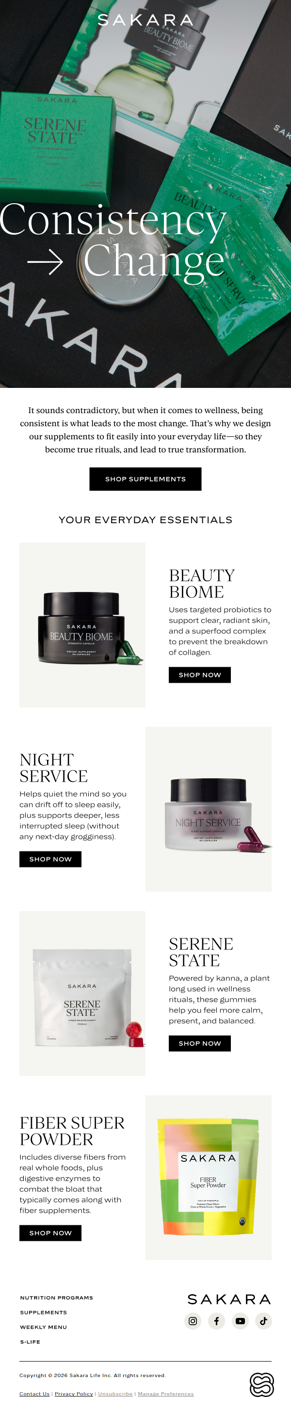 Newsletter preview: Build Rituals. See Results.