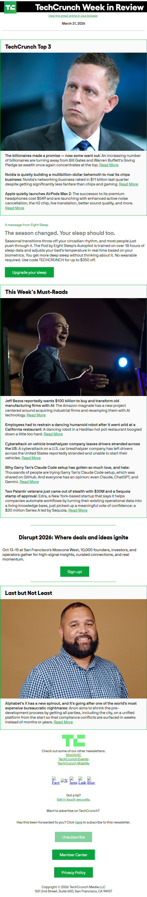 Newsletter preview: The billionaires made a promise — now some want out