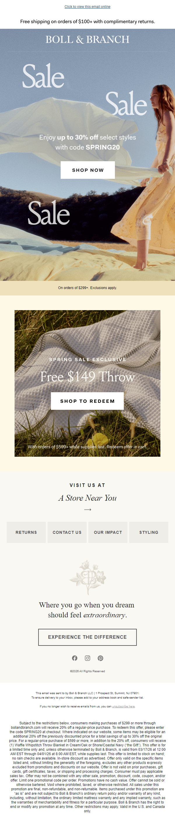 Newsletter preview: Sale’s here: shop up to 30% off