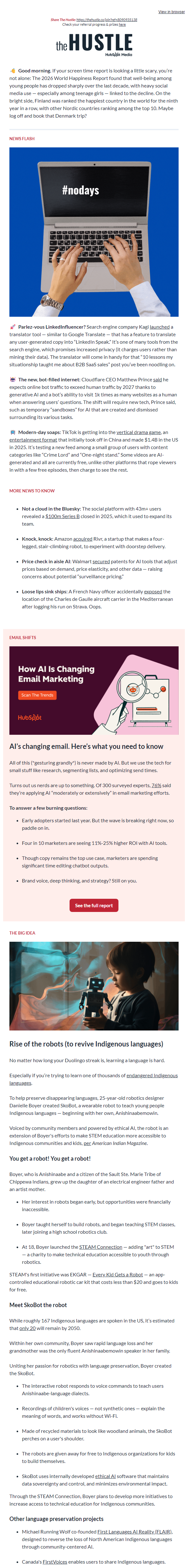 Newsletter preview: 🗣️  The bot saving languages