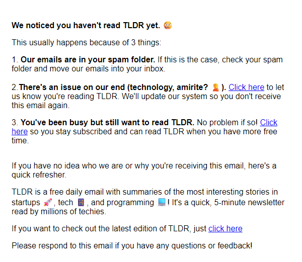 Newsletter preview: Knock knock. Is anyone there?