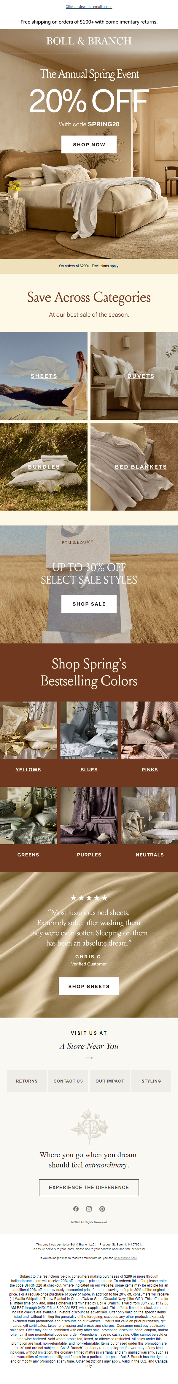 Newsletter preview: 20% OFF | With up to 30% off sale styles