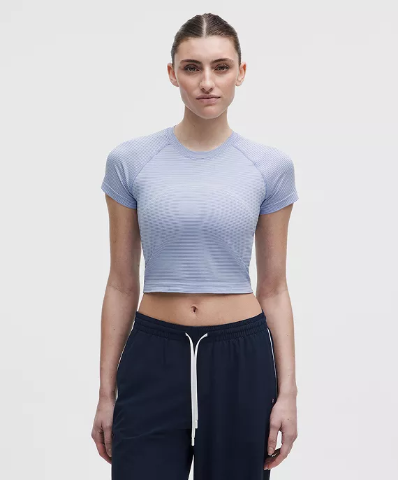 Swiftly Tech Cropped Short-Sleeve Shirt 2.0
