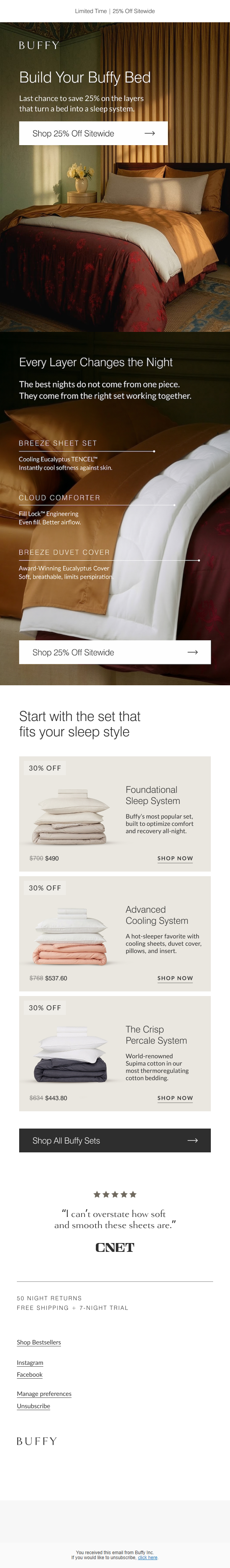 Newsletter preview: CNET: "I can't overstate how soft they are"