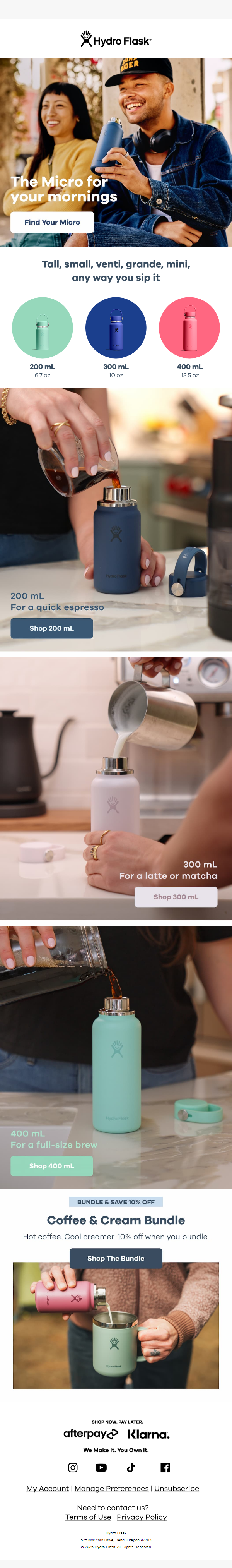 Newsletter preview: The Micro for your cafe order