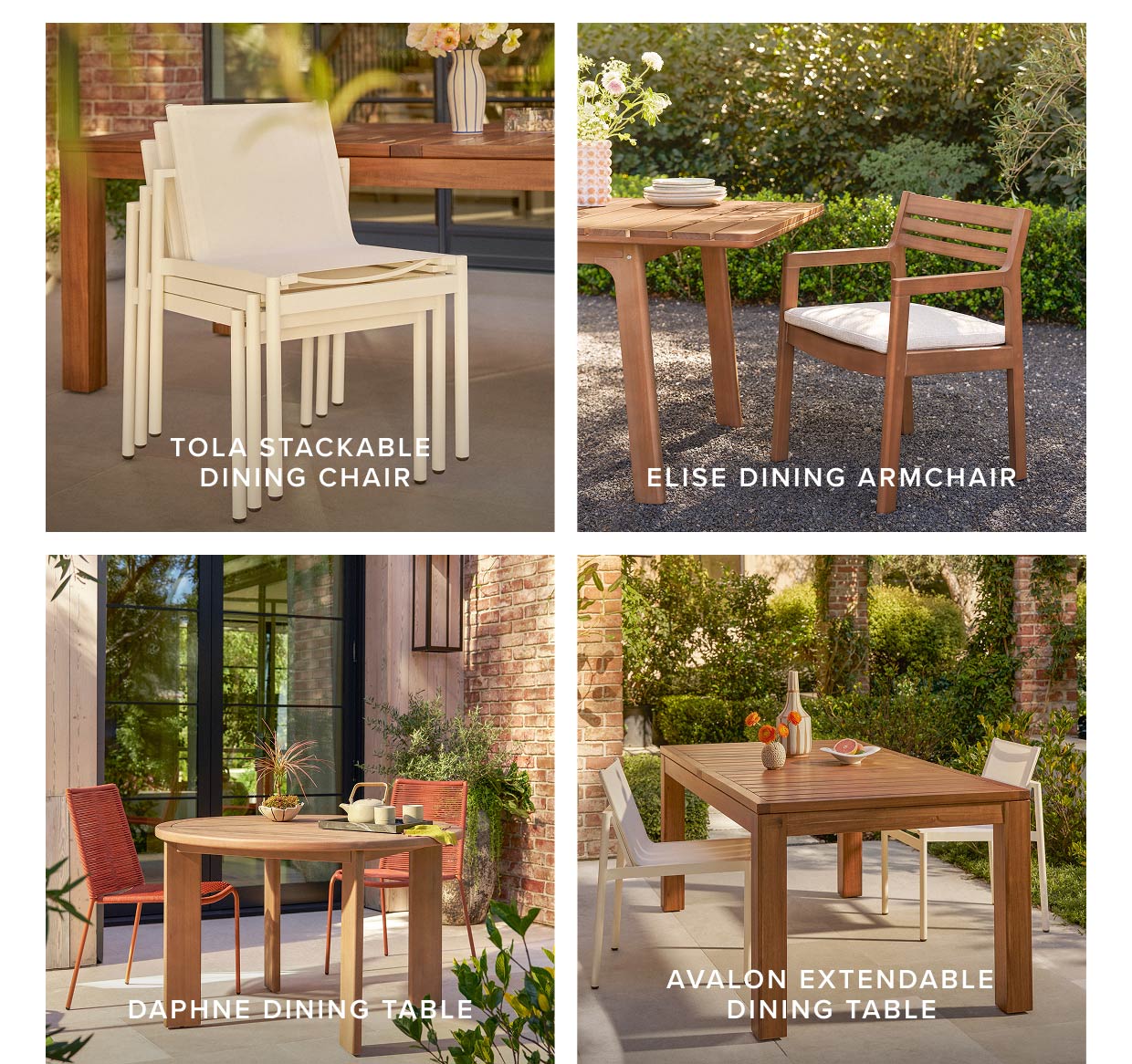 Shop Outdoor Dining.