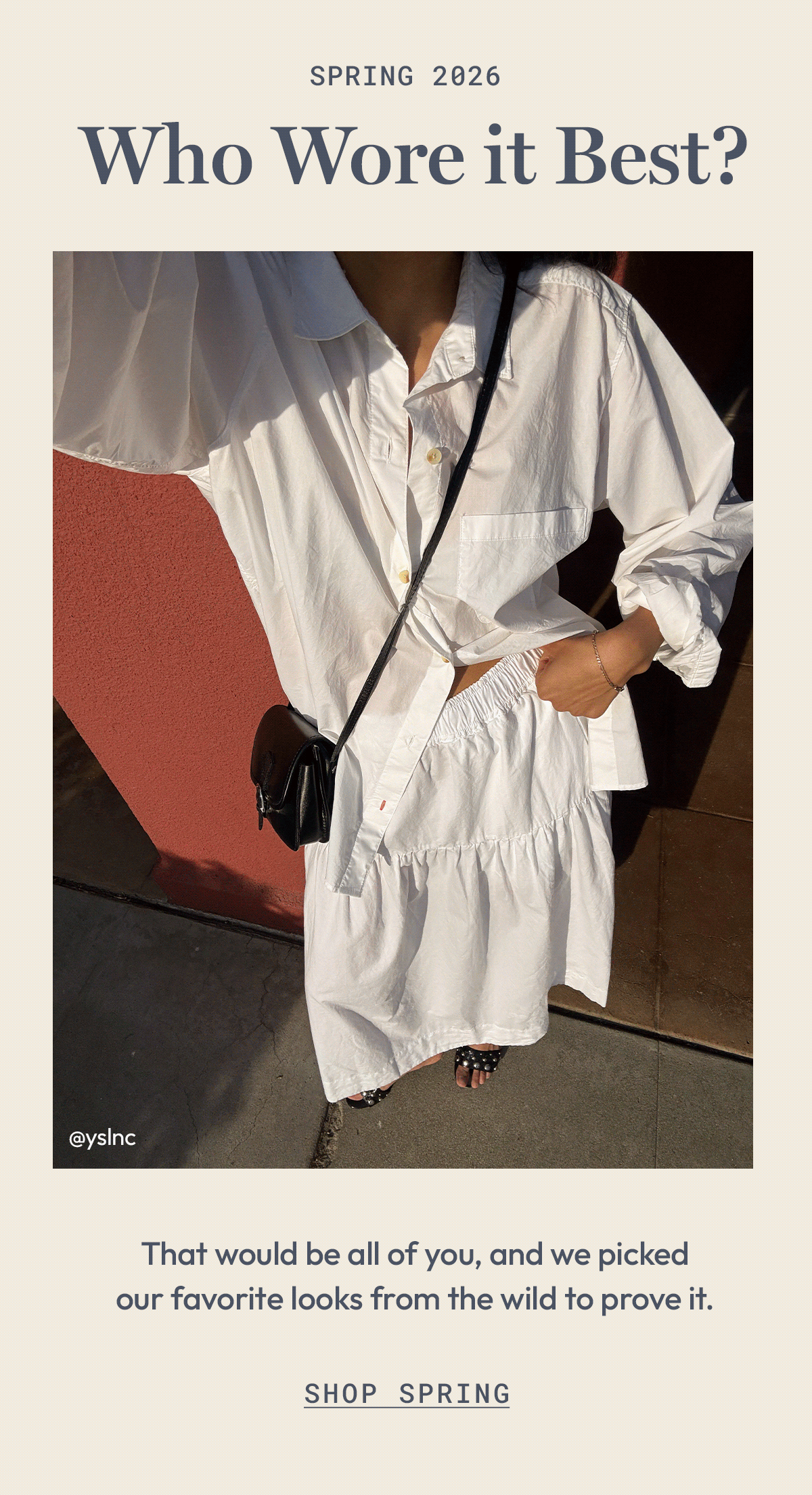 Thanks for making us look good