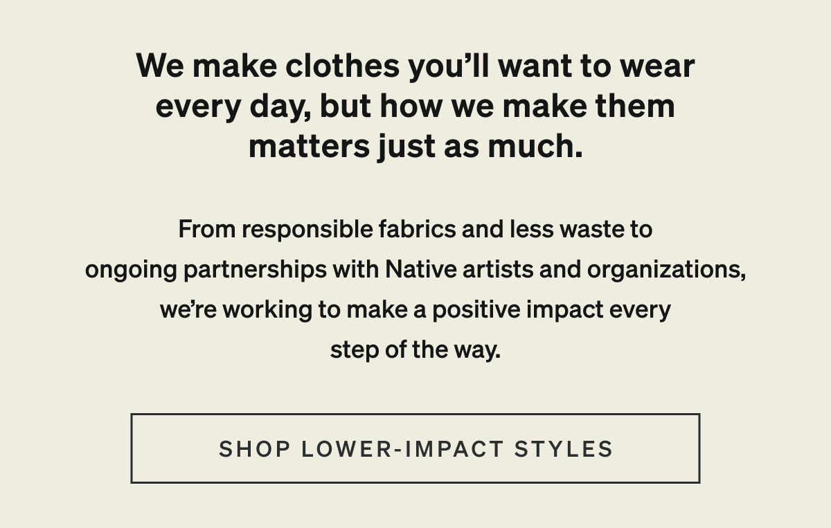 Shop Lower-Impact Styles