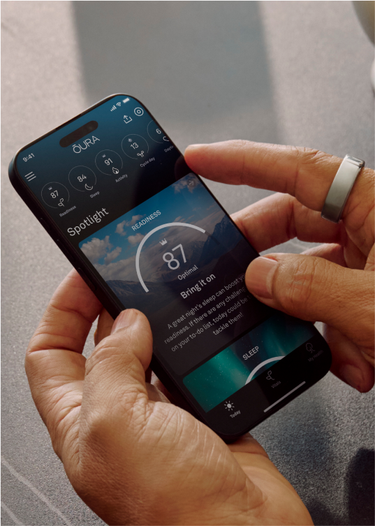 Oura App Phone Screen