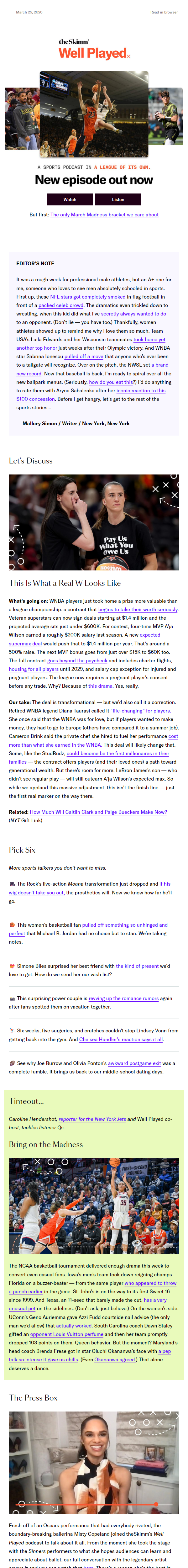 Newsletter preview: Nobody asked The Rock to go this hard