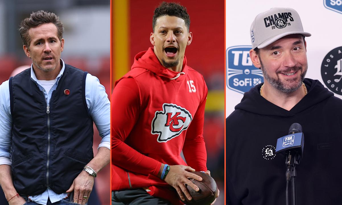 Ryan Reynolds, Patrick Mahomes and Alexis Ohanian