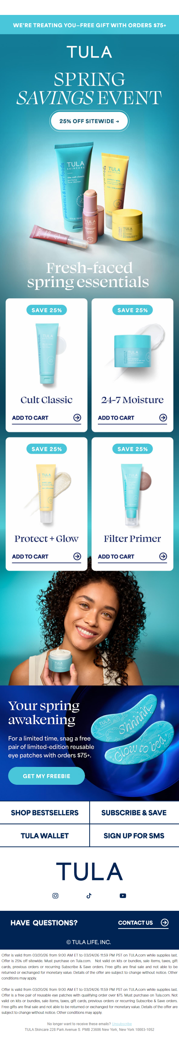 Newsletter preview: Hours left to get 25% off sitewide