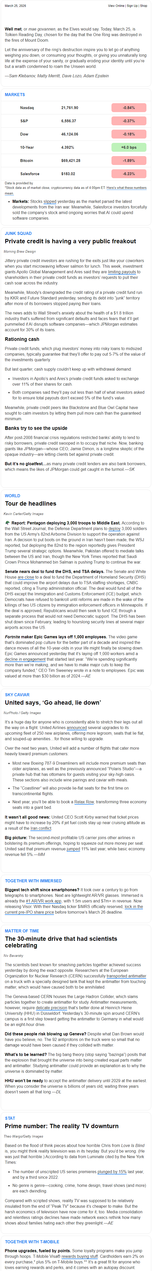 Newsletter preview: ☕ Public freakout