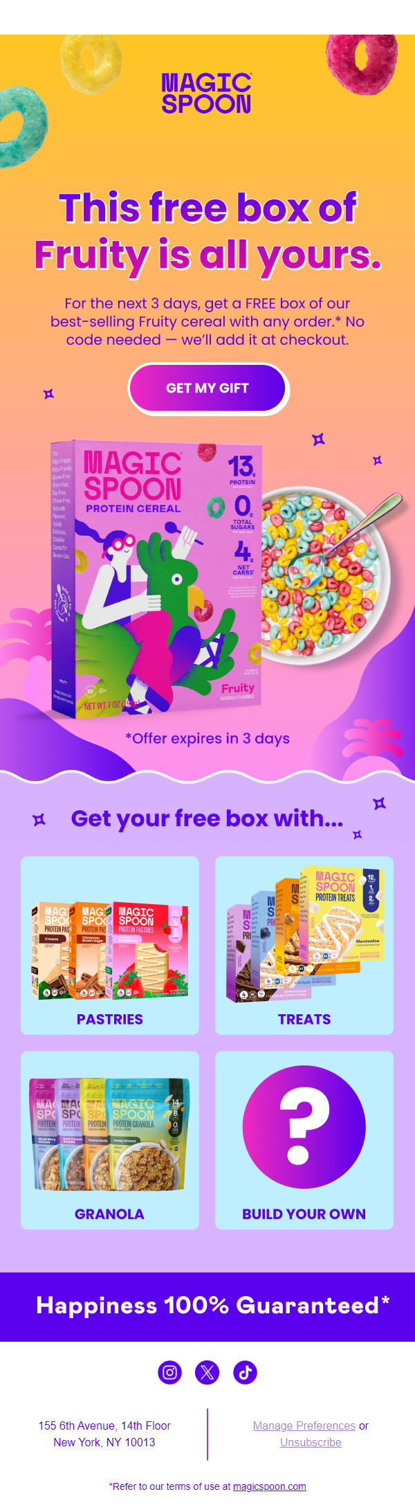 Newsletter preview: Free cereal? You read that right.