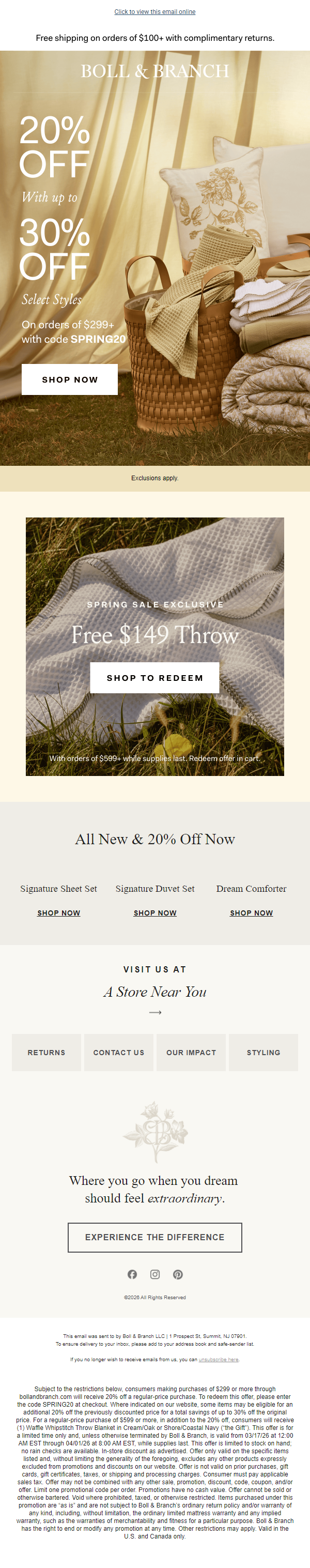 Newsletter preview: New: 20% off plus more offers on site