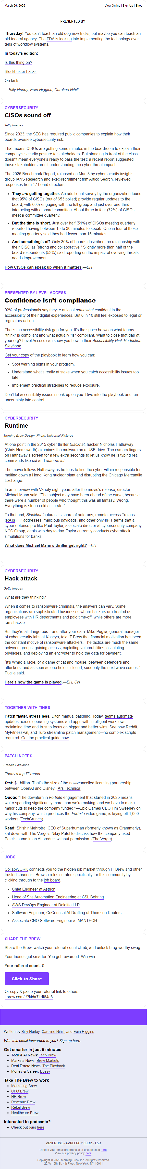 Newsletter preview: Speak up!