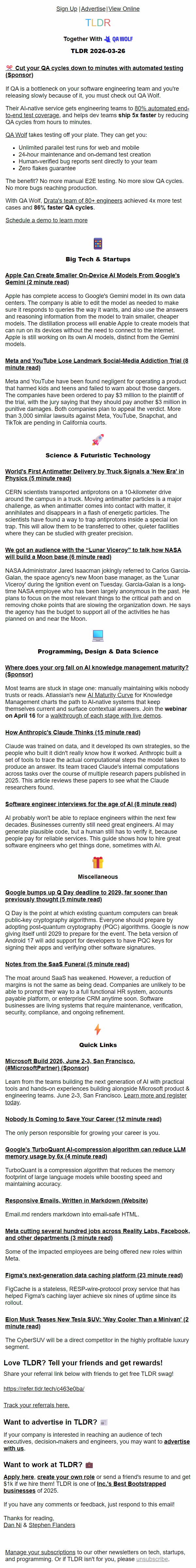 Newsletter preview: Apple's Gemini deal 🤖, how Claude thinks 🧠, antimatter transport ⚛️ 