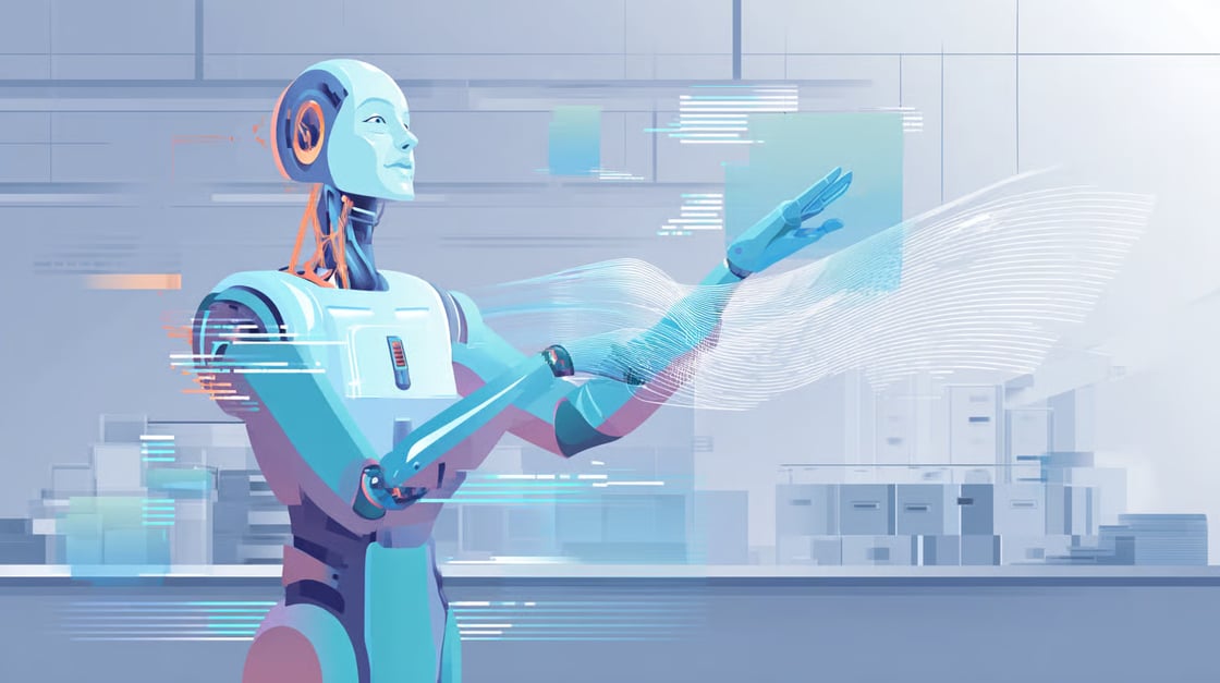 An illustration of a robot