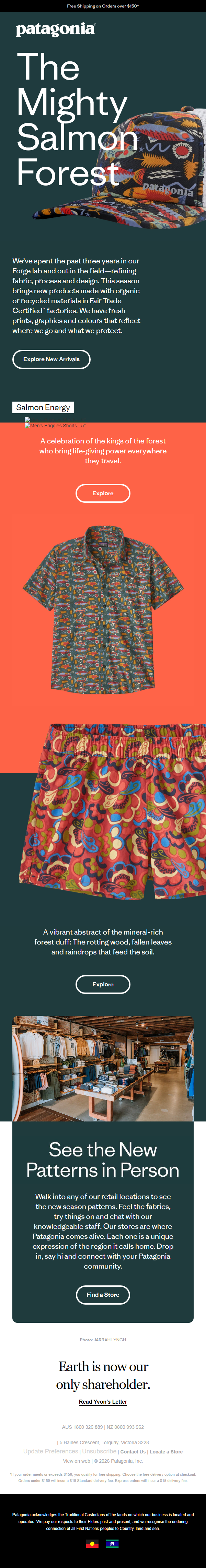 Newsletter preview: New designs inspired by the salmon forest
