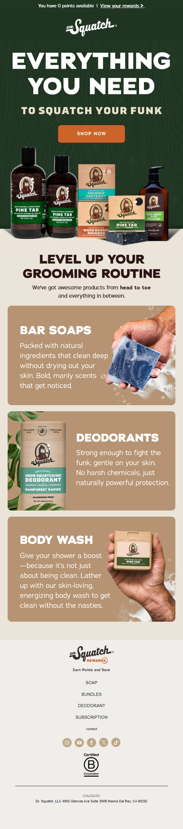 Newsletter preview: Here’s the deal on Dr. Squatch