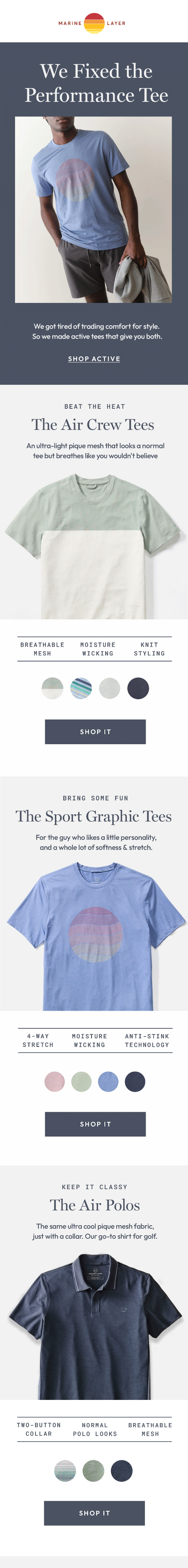 Newsletter preview: Activewear That Doesn’t Look…Weird